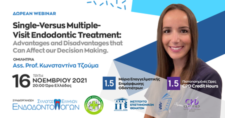 Single- Versus Multiple-Visit Endodontic Treatment: Advantages and Disadvantages that Can Affect our Decision Making