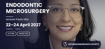 announcement Estonian Endodontic Society Endodontic Microsurgery Course