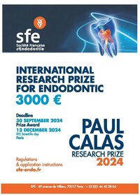 Paul Calas Research Prize 2024