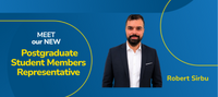 New Postgraduate Student Members Representative: Robert Sirbu
