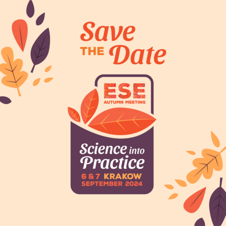ESE Autumn Meeting 2024, 6th-7th September, Krakow, Poland