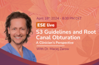 Next ESE Live Session with Autumn Meeting speaker Maciej Zarow - 18th April 20h00 CET