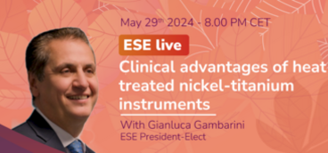 Join us for the next ESE Live Session on May 29th with Gianluca Gambarini