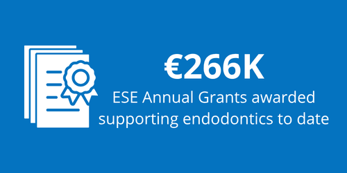 INFOGRAPHICS 6 - amount grants: 266.000 Euros of annual grants awarded supporting endodontics to date